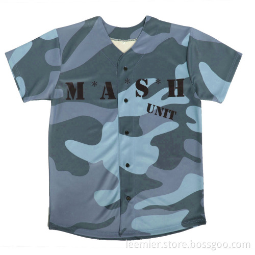 Personalized sublimation dry fit baseball shirts